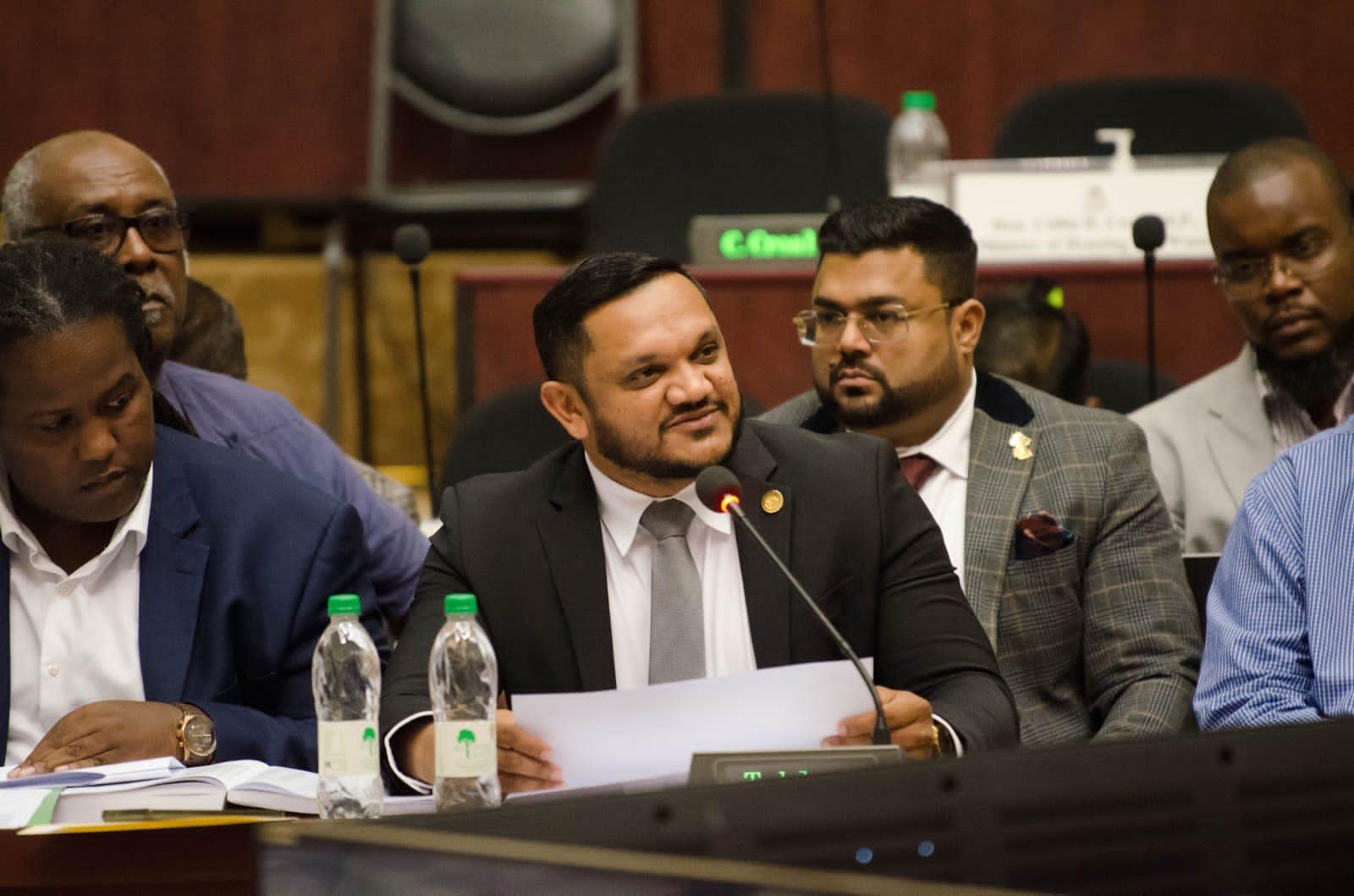 Minister of Natural Resources, Vickram Bharrat