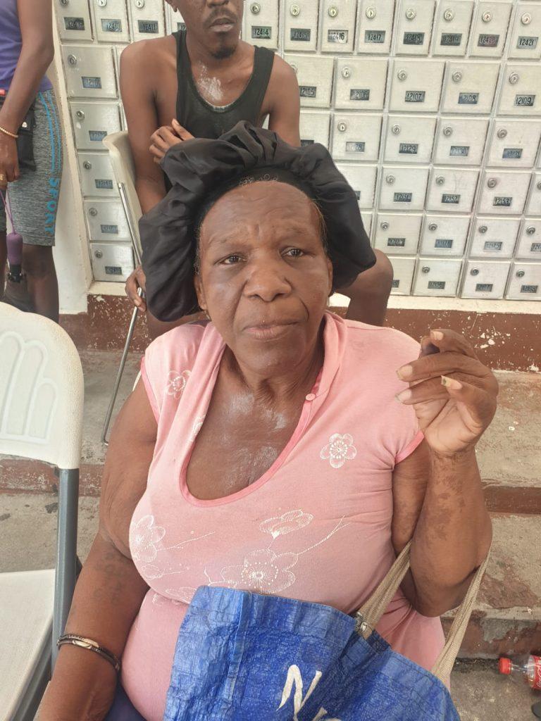 Joy Couchman, 73, a former Ministry of Public Works employee