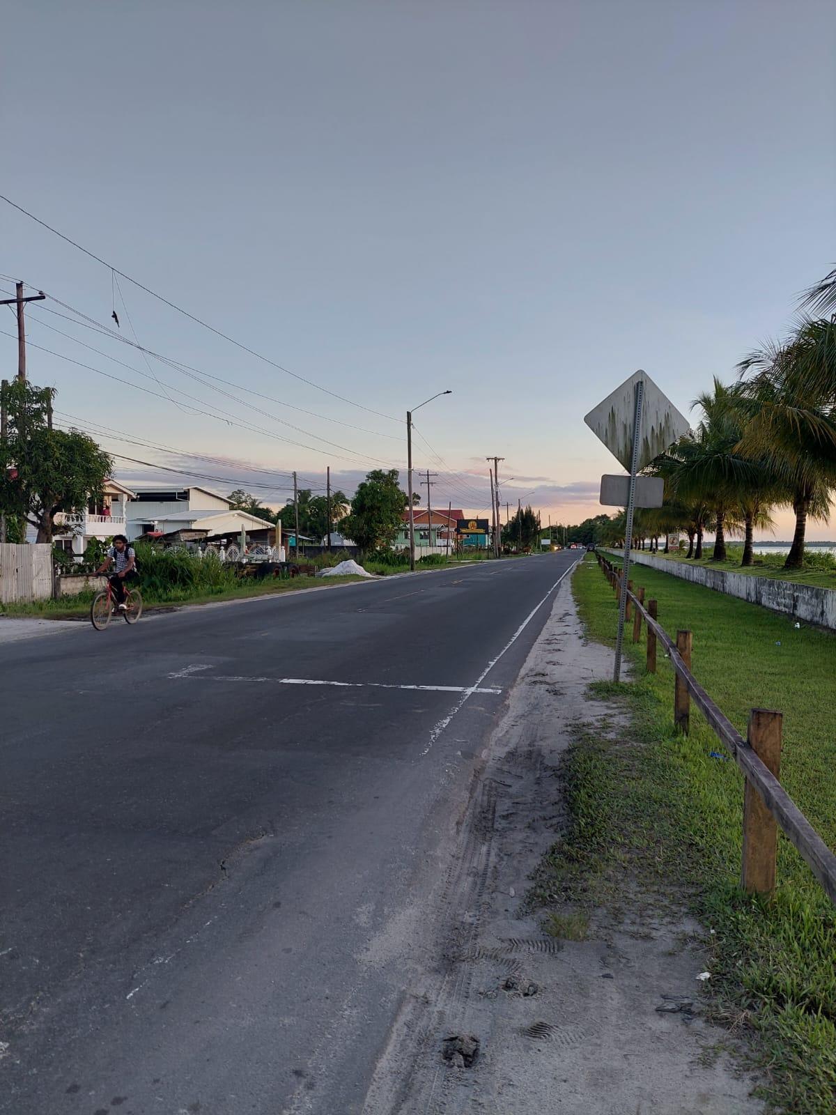 Section of the EBD roadway.