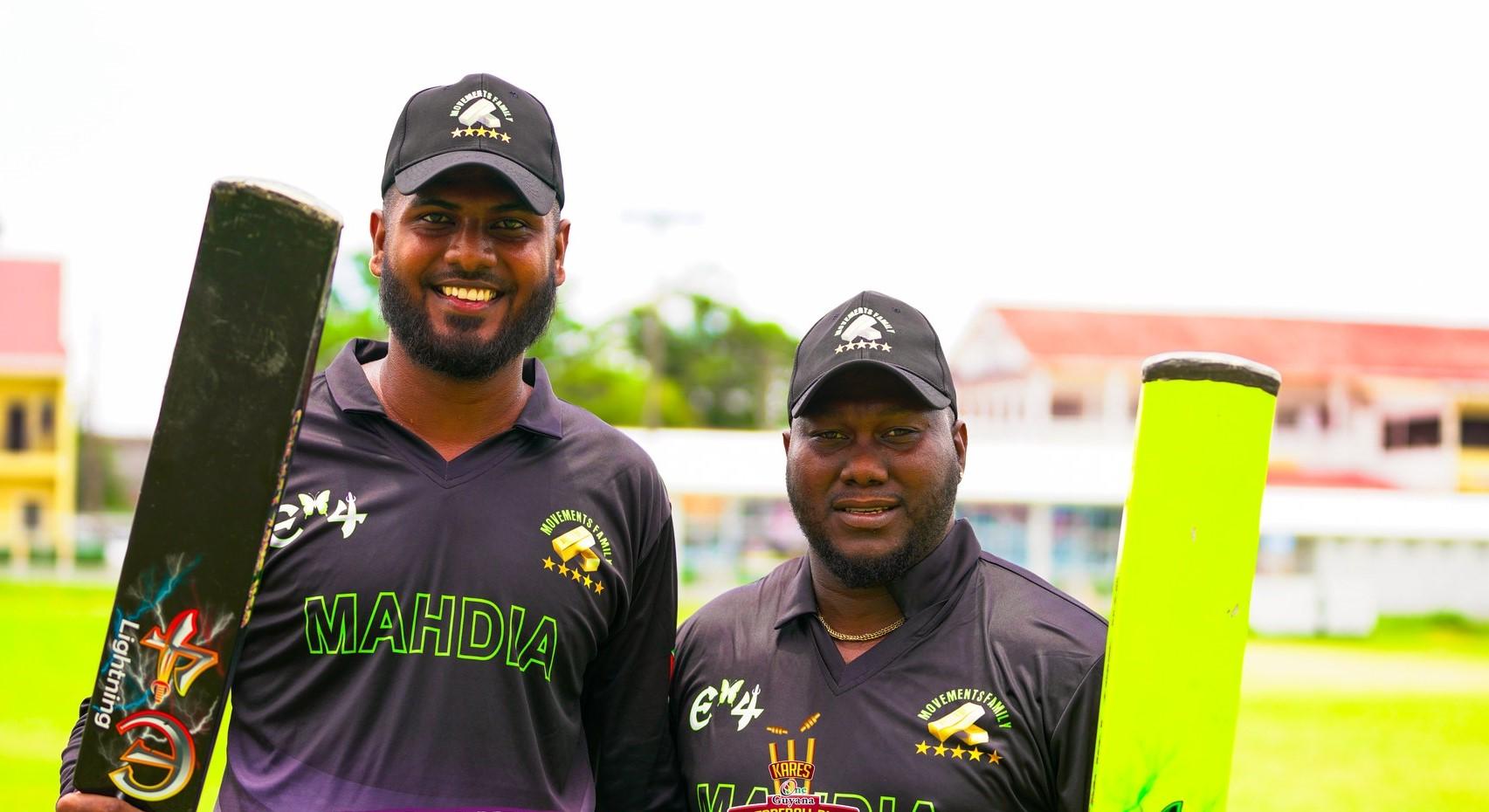Ershaad Ali (left) and Ricardo Adams.