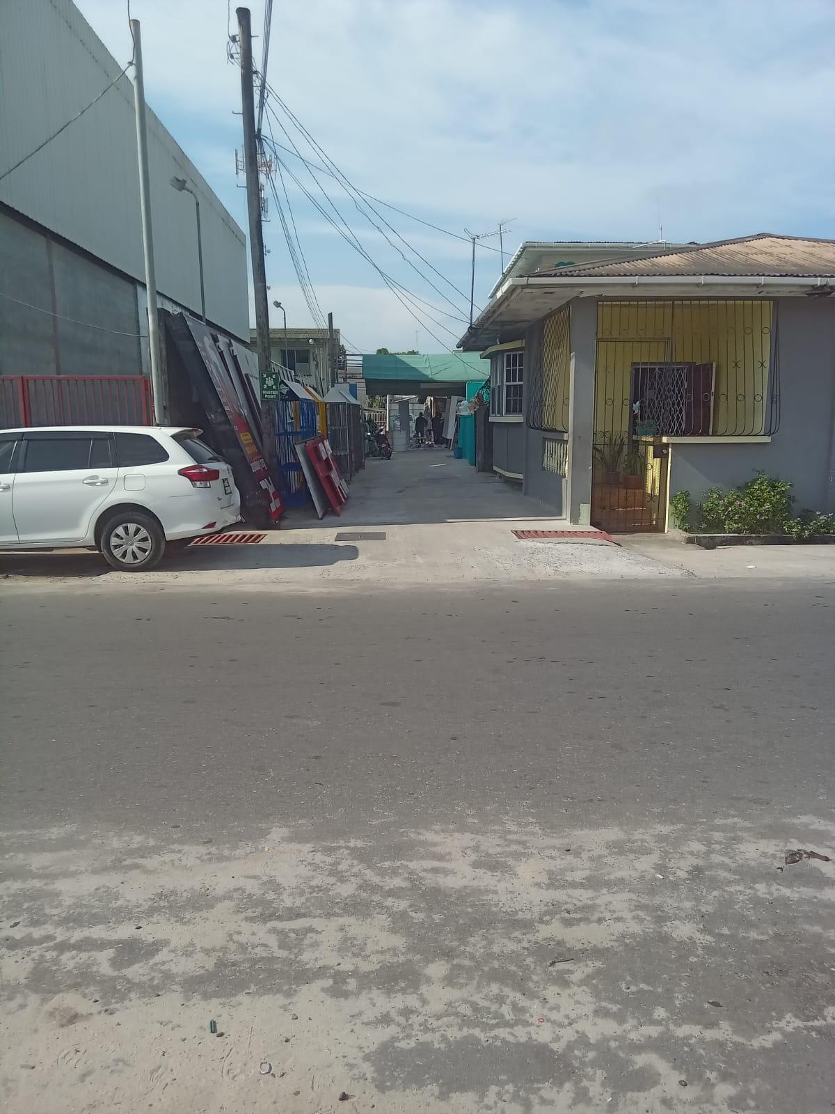A section of the Hogg Street area that has been without water for a month