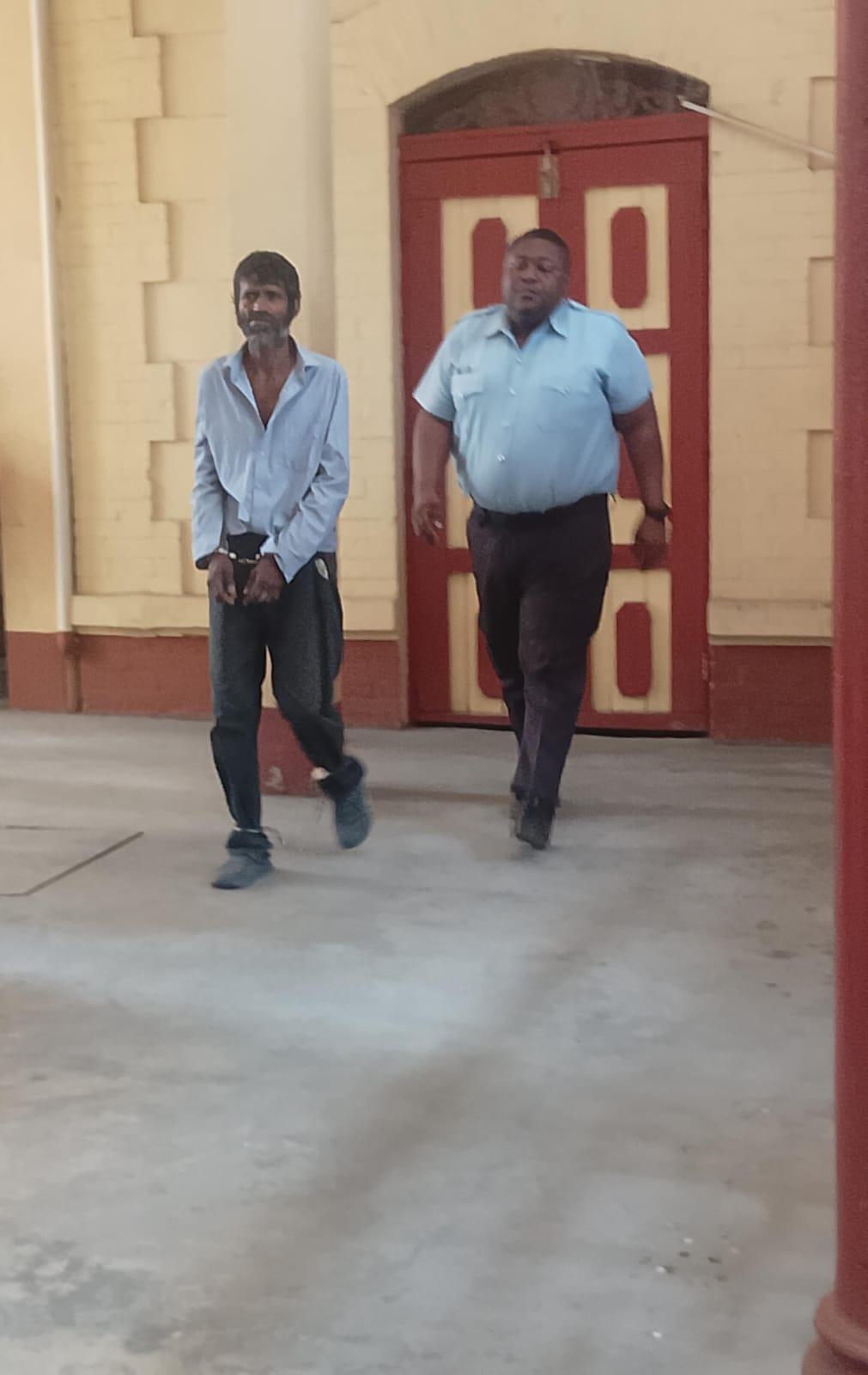 Gary Kanhai at the Georgetown Magistrates’ Court