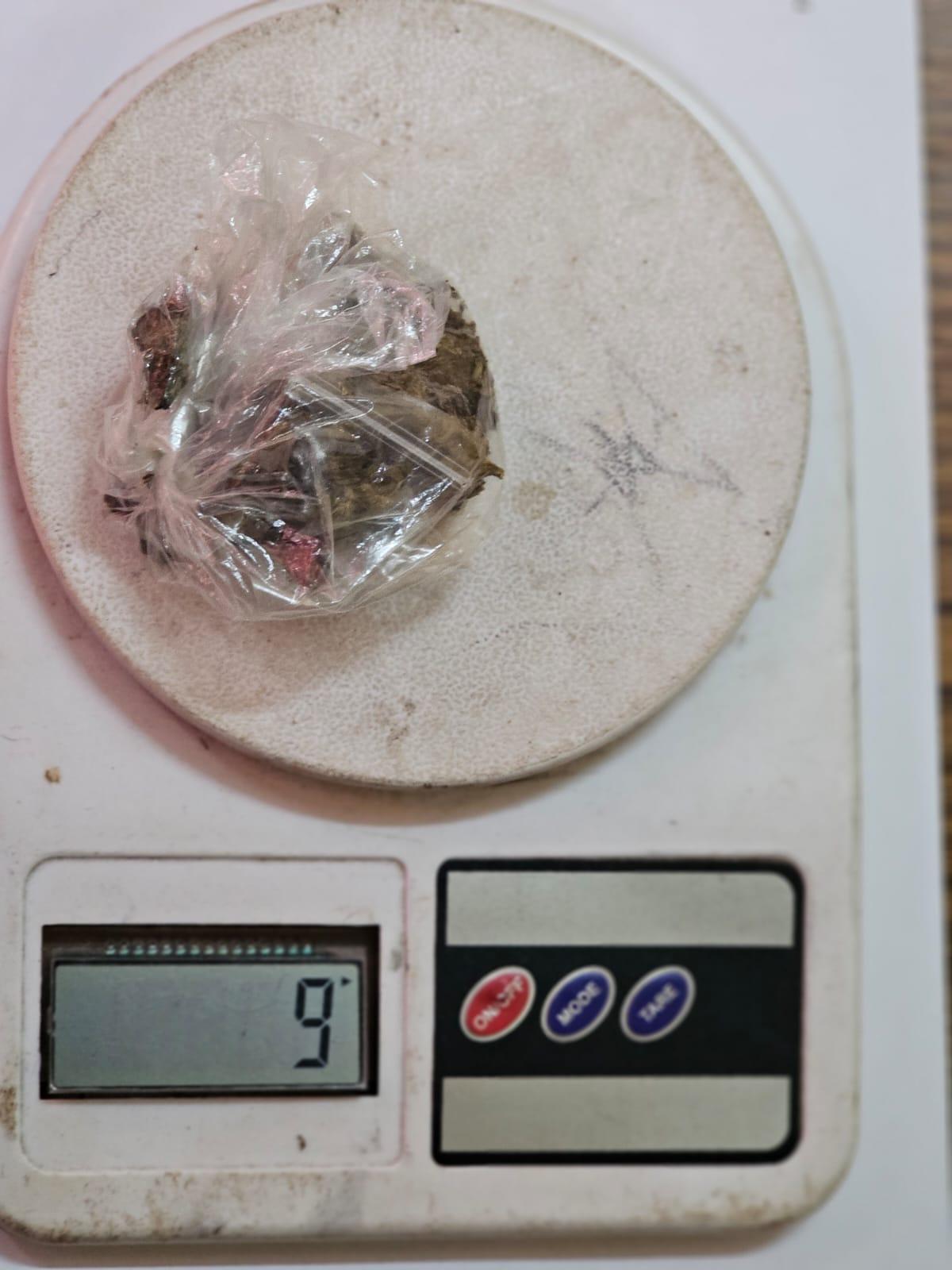 The marijuana found hidden in a stall at the Bartica Market.
