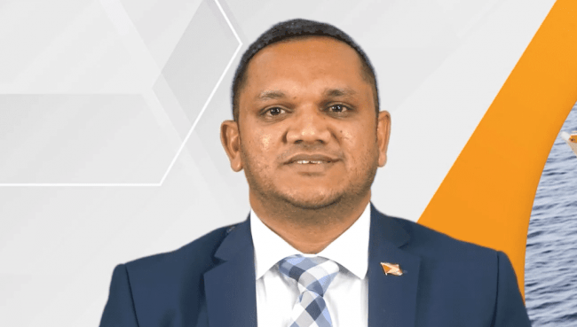Minister of Natural Resources, Vickram Bharrat