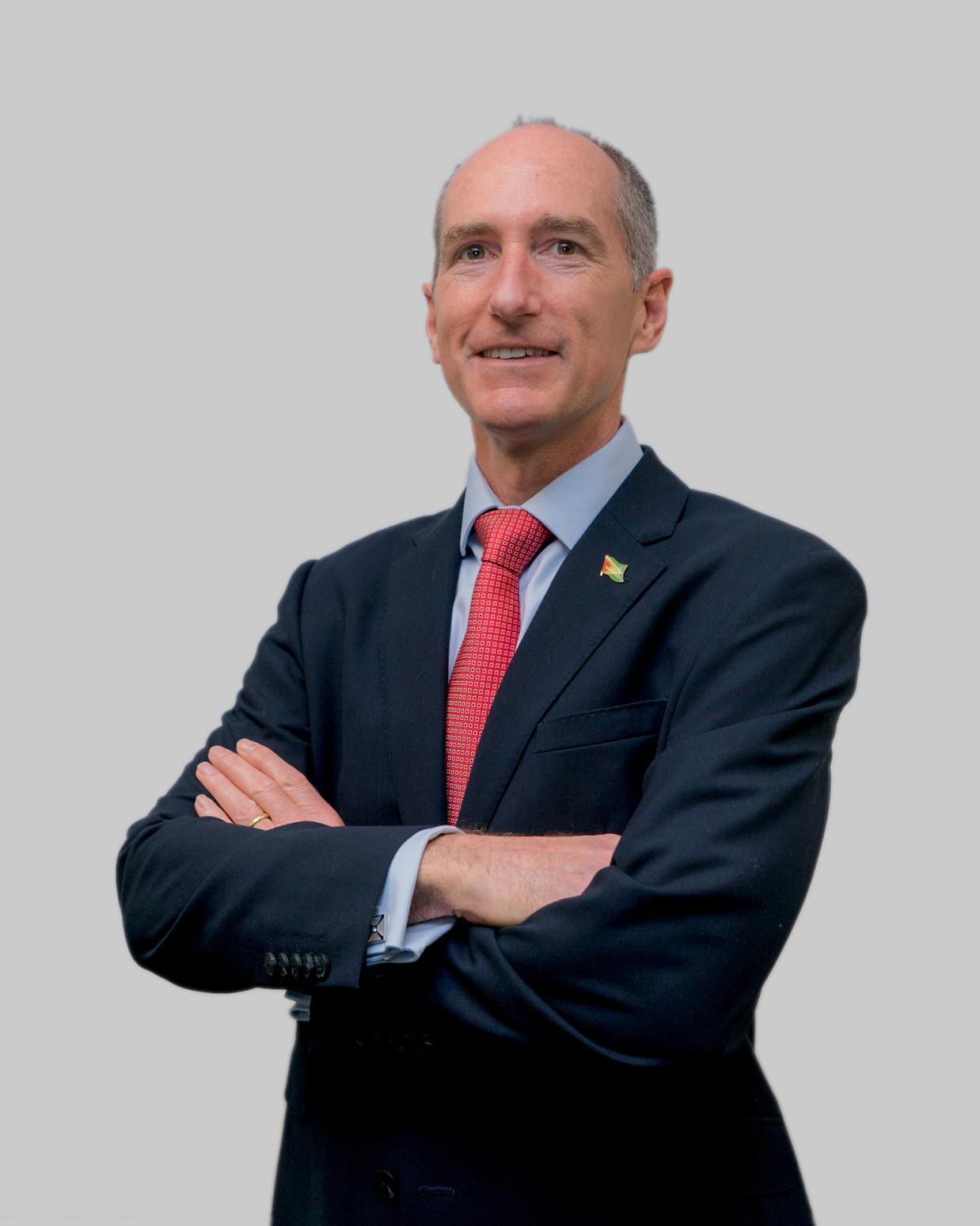 President of ExxonMobil Guyana Limited, Alistair Routledge