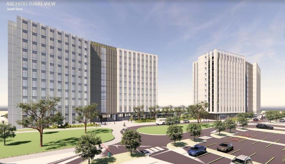 Approved conceptual design of the Government Office Complex