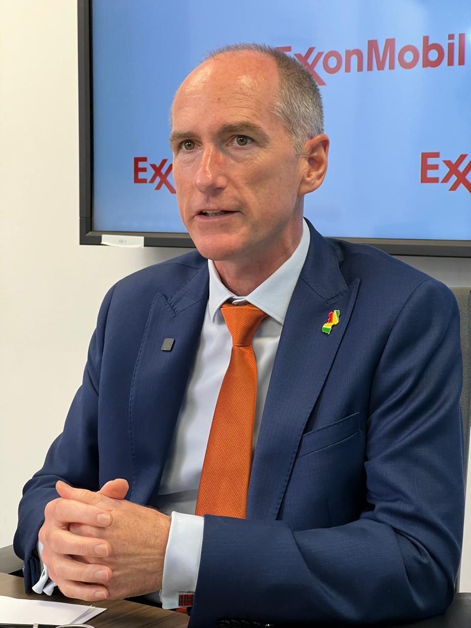 President of ExxonMobil Guyana, Alistair Routledge
