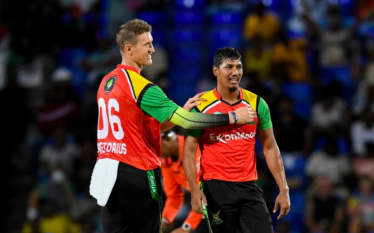 Gudakesh Motie led his team's effort with the ball last night. (CPLT20)