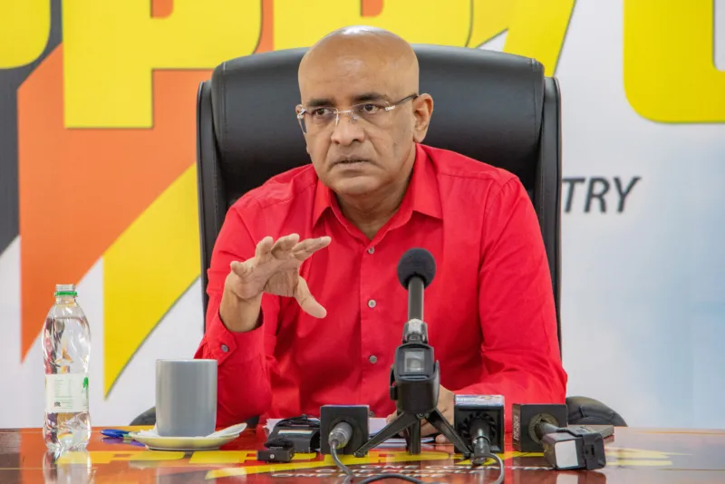 Vice President (VP) Bharrat Jagdeo