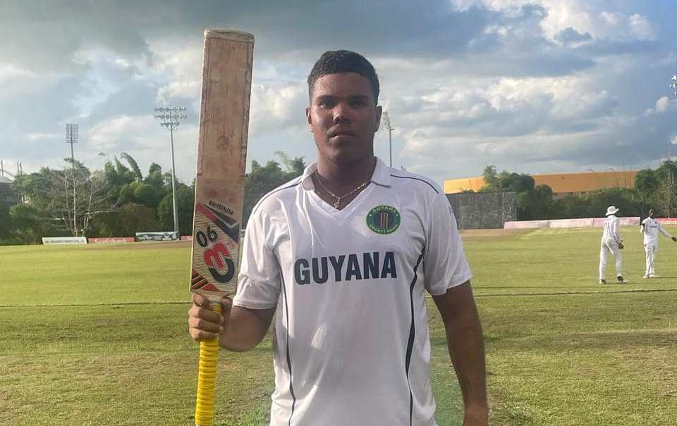 Jonathan Van Lange had a great match with bat and ball