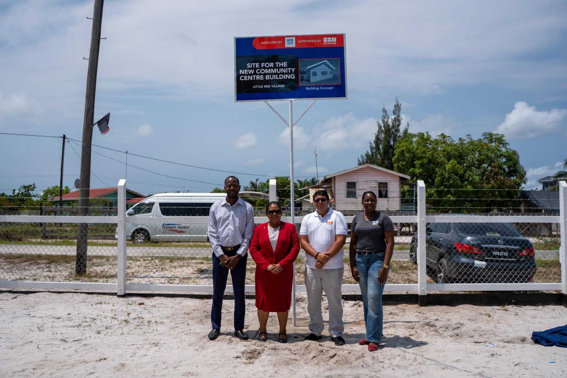 Officials at the launch of the project