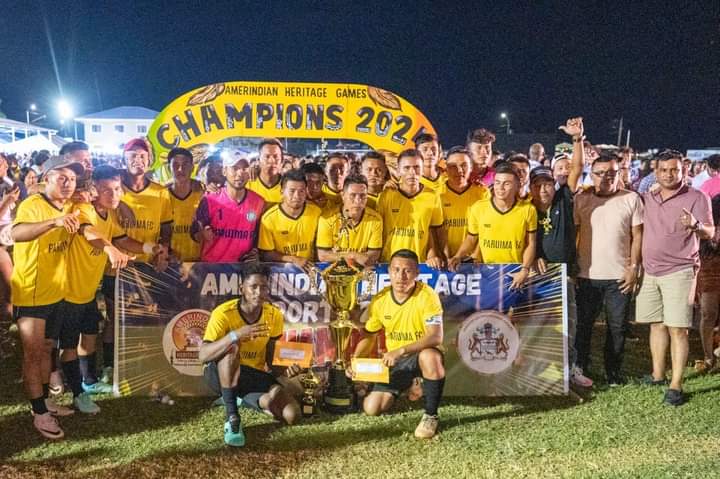 Paruima Men’s Football team crowned 2024 Amerindian Heritage Games (Football) champions.