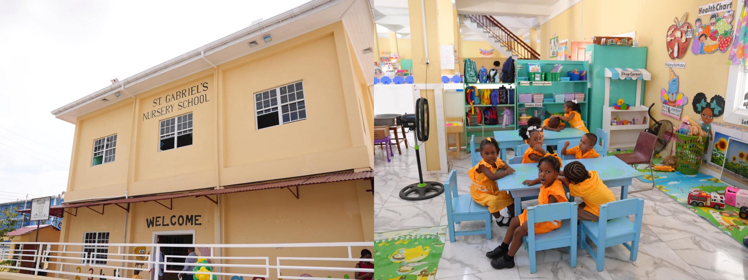 commissioned, Priya Manickchand, St. Gabriel’s Nursery School, young children, government