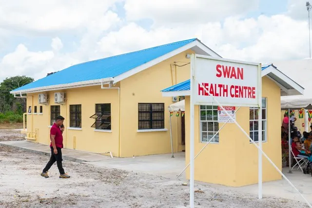 The new Swan health centre along the Soesdyke-Linden Highway