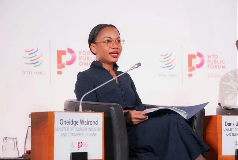Minister of Tourism, Industry and Commerce, Oneidge Walrond