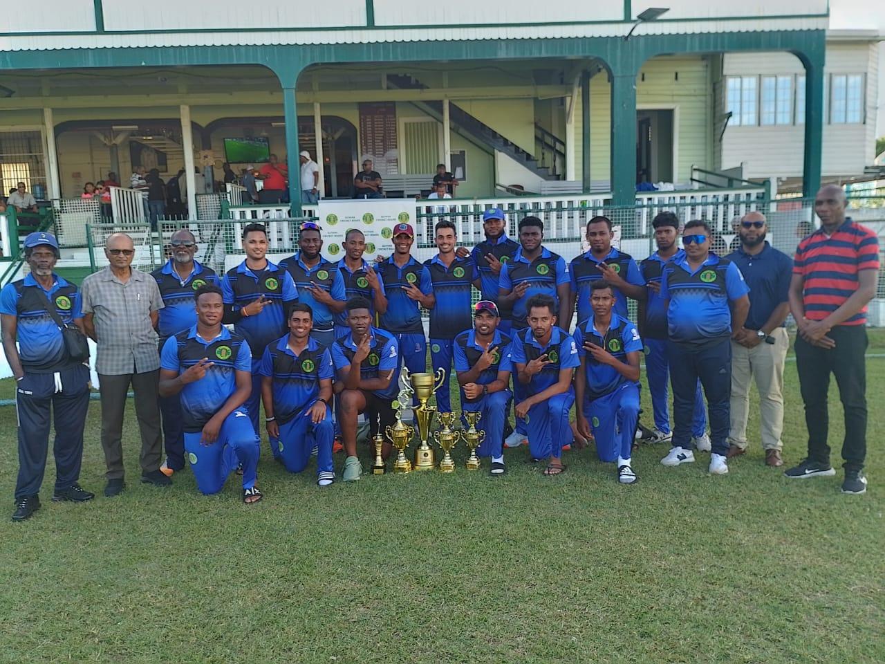 Ronaldo Alimohamed copped the Man-of-the-match award in the finals for his 4 wickets