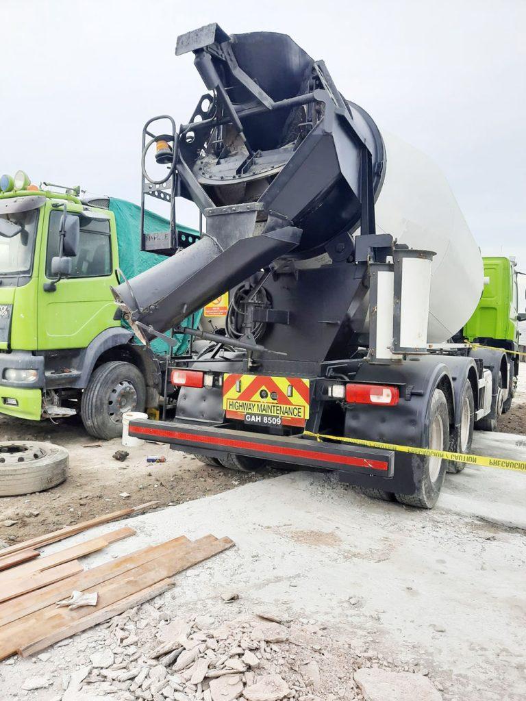 The concrete truck