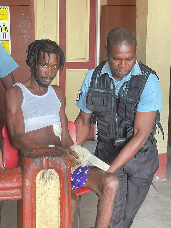 Injured bandit released on $1M bail