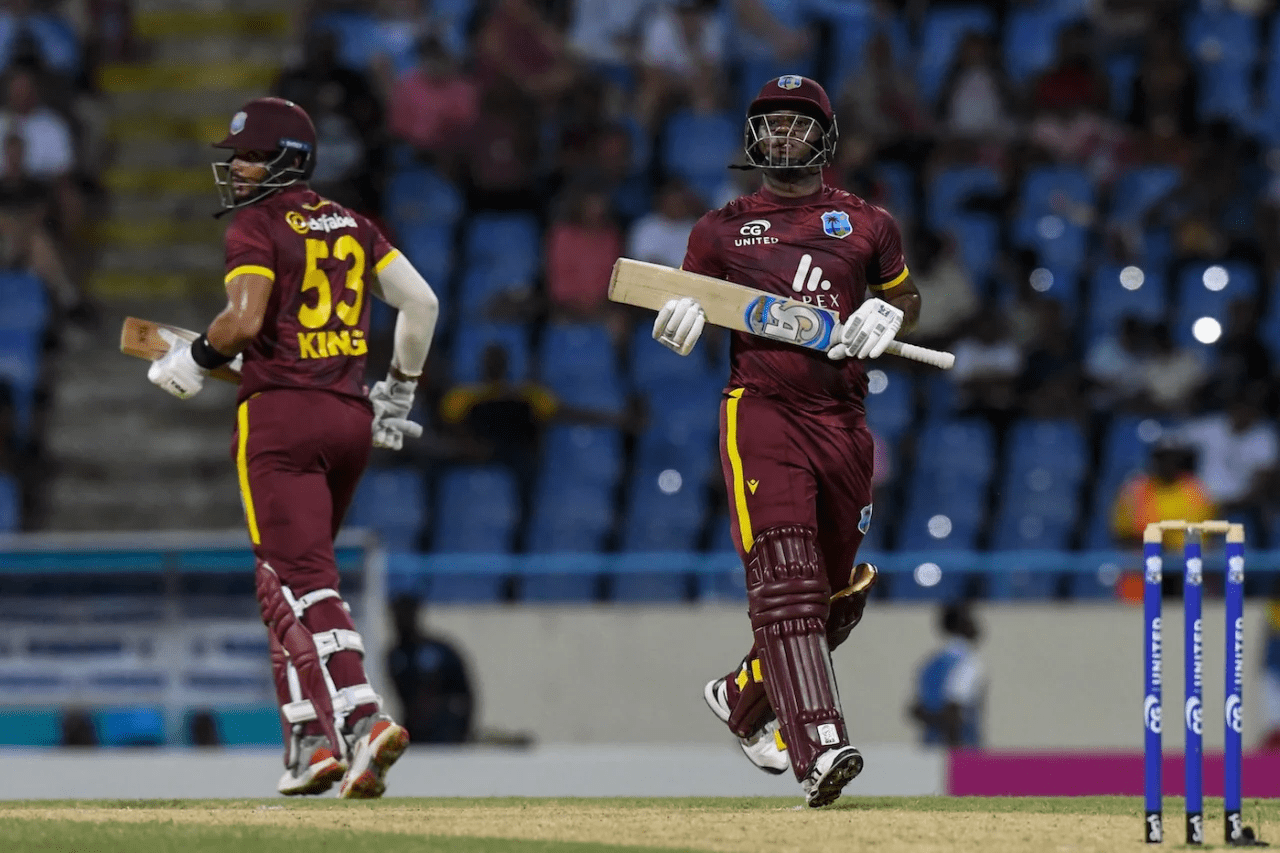 Evin Lewis fireworks, Gudakesh Motie four-for power West Indies to huge win