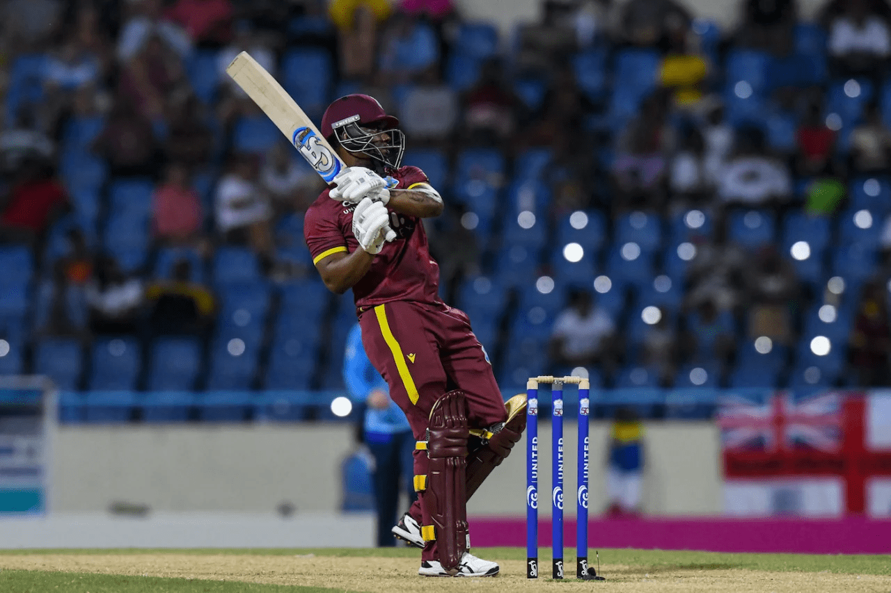 Evin Lewis fireworks, Gudakesh Motie four-for power West Indies to huge win