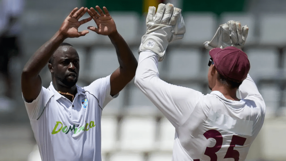 Roach and Seales star as West Indies close in on Antigua Test victory
