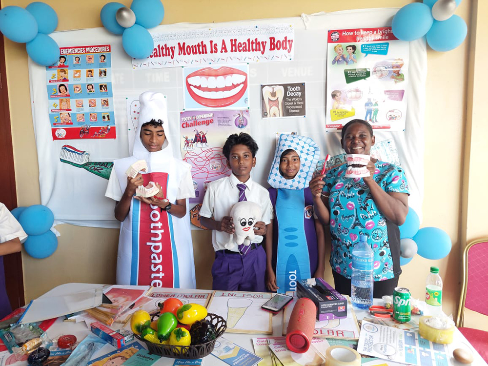 President’s College marks oral health month with three-day activities