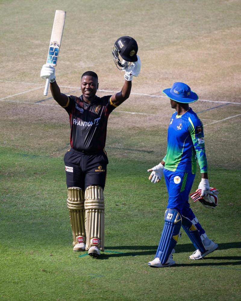 Rutherford’s stunning century in vain as 'Spice Man' steals the show