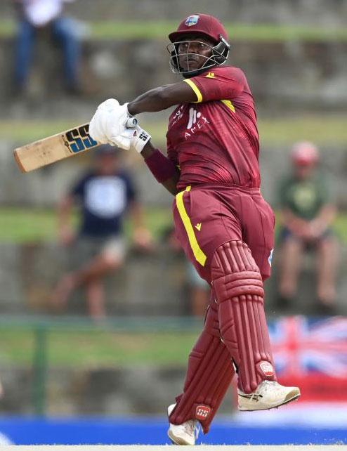 Sherfane Rutherford has registered four consecutive ODI half-century innings. (Getty Images)