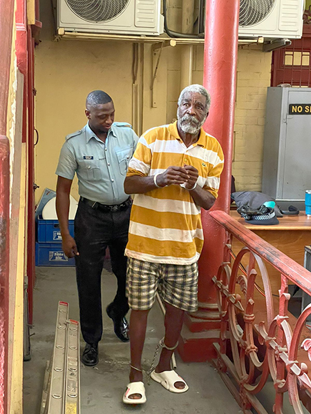 (Man remanded for chopping