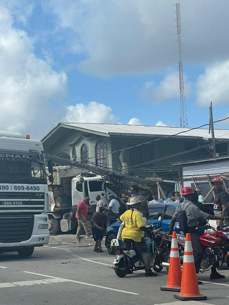 Electrician killed after trucks collide on Sheriff Street