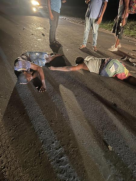 One-foot bandit dies after crashing into car