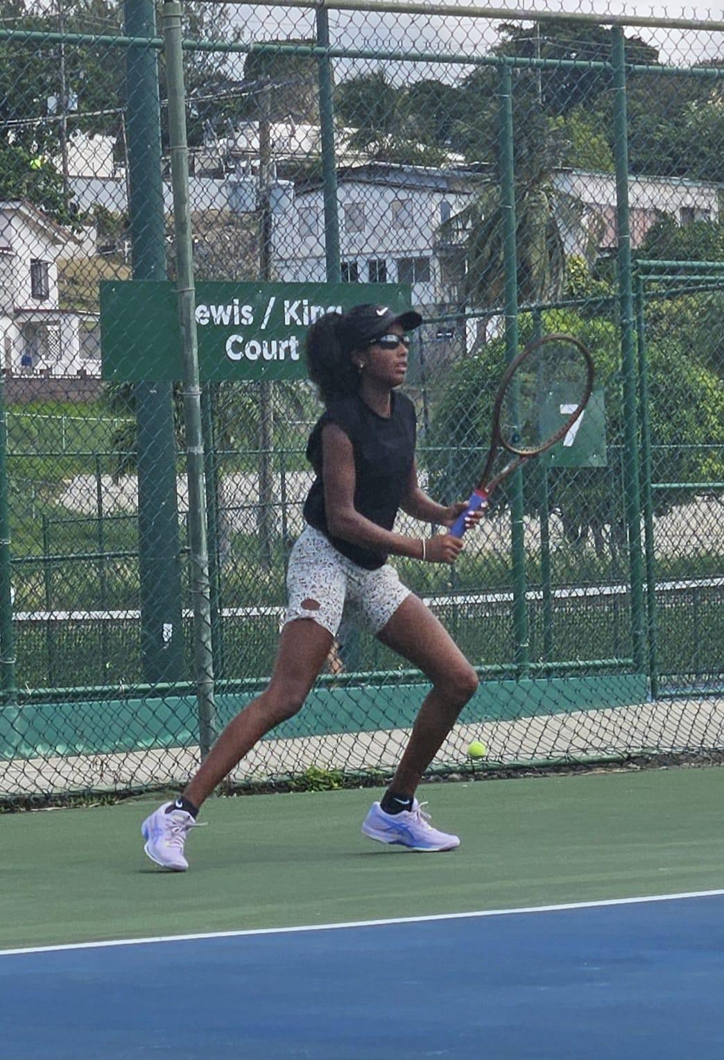 Tennis Player of Guyanese descent shines in Barbados Tournament