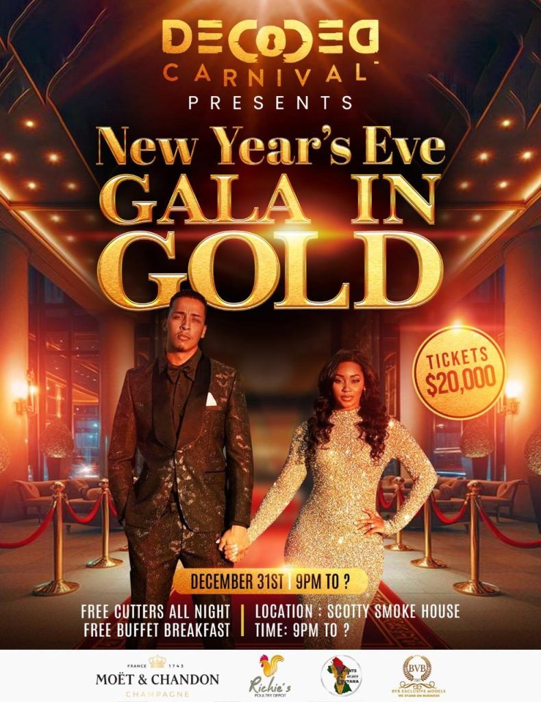 Welcome the New Year at Decoded Carnival’s Gala in Gold