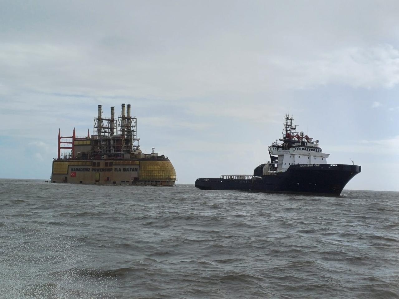 Second powership arrives in Guyana