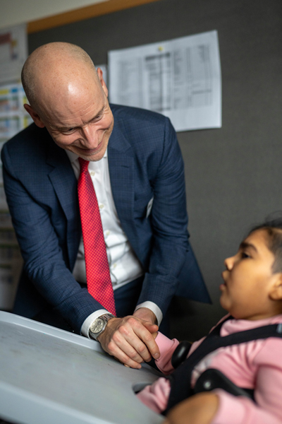 HealthministerStephenKinnockwithLauris | Schools Week