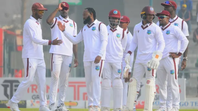 Windies crumble to spin as Pakistan seize control with 202-run lead in Multan