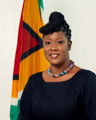 Shadow Minister of Foreign Affairs, Amanza Walton-Desir