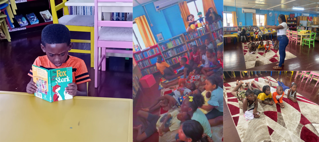 Saturday mornings are for storytelling at the Ruimveldt branch library