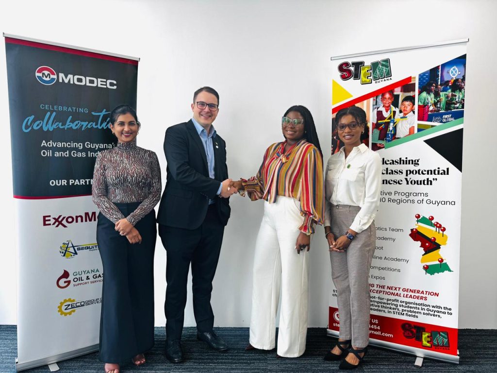 MODEC pledges $2.7M to STEMGuyana to support Learning Pods
