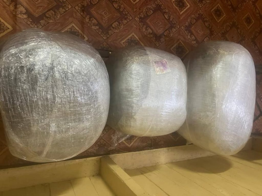 Trio arrested after big ganja bust on Linden Highway