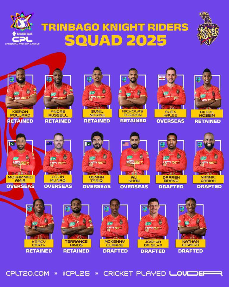 Savory, Sampson among fresh faces in Amazon Warriors squad following exciting 2025 CPL draft
