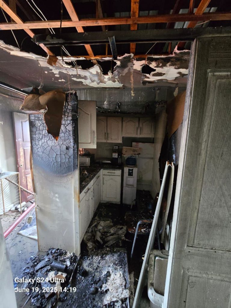 Fire guts East Street salon