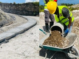 iciHaïti - Saint Jean du Sud : Monitoring of the rehabilitation of the Boulé Road